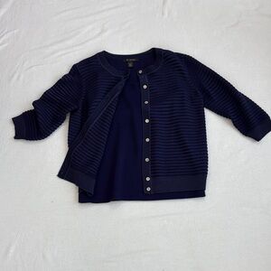 ST. JOHN CARDIGAN AND SHELL